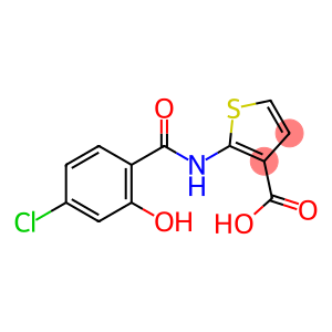 2-(4-Chloro-2-hydroxybenzamido)thiophene-3-carboxylic Acid