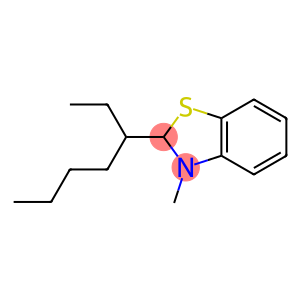 Benzothiazole, 2-(1-ethylpentyl)-2,3-dihydro-3-methyl- (9CI)