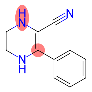 Pyrazinecarbonitrile, 1,4,5,6-tetrahydro-3-phenyl- (9CI)