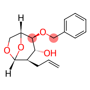 .beta.-D-Glucopyranose, 1,6-anhydro-2-deoxy-4-O-(phenylmethyl)-2-(2-propenyl)-