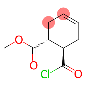 3-Cyclohexene-1-carboxylic acid, 6-(chlorocarbonyl)-, methyl ester, (1R-trans)- (9CI)