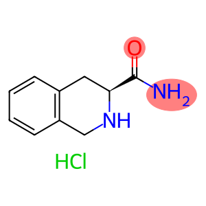 (3S)-1,2,3,4-tetrahydroisoquinoline-3-carboxamide hydrochloride