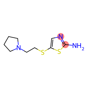5-(2-pyrrolidin-1-yl-ethylsulfanyl)-thiazol-2-ylamine