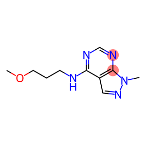 N-(3-methoxypropyl)-1-methyl-1H-pyrazolo[3,4-d]pyrimidin-4-amine