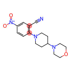 Benzonitrile, 2-[4-(4-morpholinyl)-1-piperidinyl]-5-nitro-