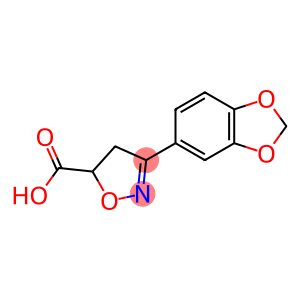 3-(2H-1,3-benzodioxol-5-yl)-4,5-dihydro-1,2-oxazole-5-carboxylic acid