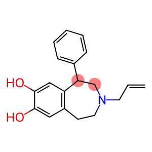 (+/-)-7,8-DIHYDROXY-3-ALLYL-1-PHENYL-2,3,4,5-TETRAHYDRO-1H-3-BENZAZEPINE HYDROBROMIDE