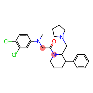 Ethanone, 2-[(3,4-dichlorophenyl)MethylaMino]-1-[3-phenyl-2-(1-pyrrolidinylMethyl)-1-piperidinyl]-