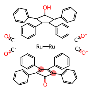Ruthenium,tetracarbonyl-m-hydro[(1,2,3,4,5-h)-1-hydroxylato-2,3,4,5-tetraphenyl-2,4-cyclopentadien-1-yl][(1,2,3,4,5-h)-1-hydroxy-2,3,4,5-tetraphenyl-2,4-cyclopentadien-1-yl]di-