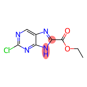 ethyl 2-chloro-9H-purine-8-carboxylate