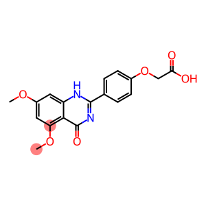 2-(4-(5,7-dimethoxy-4-oxo-3,4-dihydroquinazolin-2-yl)phenoxy)acetic acid