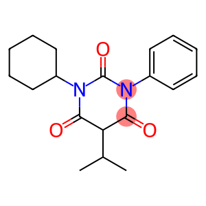 1-Cyclohexyl-5-isopropyl-3-phenylbarbituric acid