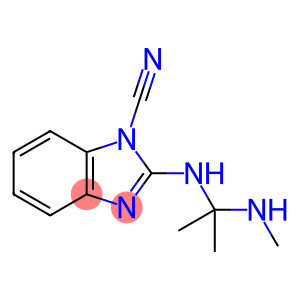 1H-Benzimidazole-1-carbonitrile, 2-[[1-methyl-1-(methylamino)ethyl]amino]-
