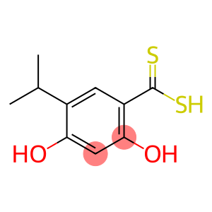 2,4-dihydroxy-5-isopropylbenzodithioic acid