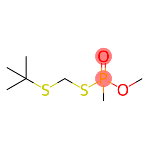 Phosphonothioic acid, methyl-, S-[[(1,1-dimethylethyl)thio]methyl] O-methyl ester (9CI)