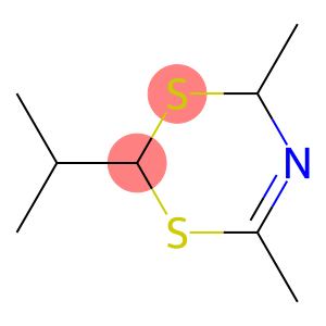 2 OR 4-ISOPROPYL-(4 OR 2),6-DIMETHYLDIHYDRO-4H-1,3,5-DITHIAZINE