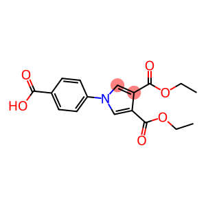 Pyrrole-3,4-dicarboxylic acid, 1-(p-carboxyphenyl)-, 3,4-diethyl ester (7CI,8CI)