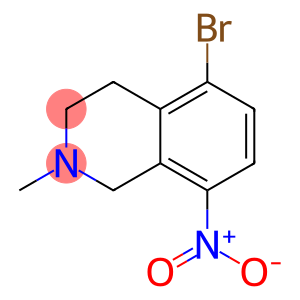 5-bromo-2-methyl-8-nitro-1,2,3,4-tetrahydroisoquinoline