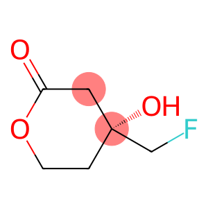 2H-Pyran-2-one, 4-(fluoromethyl)tetrahydro-4-hydroxy-, (R)- (9CI)