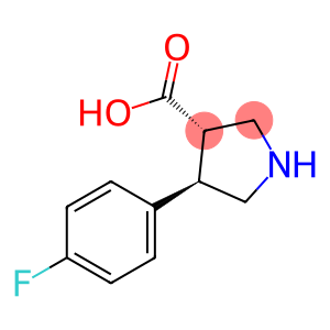 (3S,4R)-4-(4-FLUOROPHENYL)PYRROLIDINE-3-CARBOXYLIC ACID