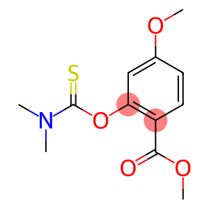 Benzoic acid, 2-[(dimethylamino)thioxomethoxy]-4-methoxy-, methyl ester