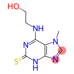2H-Purine-2-thione, 3,7-dihydro-6-[(2-hydroxyethyl)amino]-7-methyl-