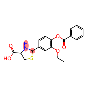 4-Thiazolidinecarboxylic acid, 2-[4-(benzoyloxy)-3-ethoxyphenyl]-