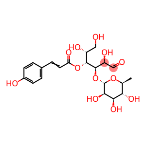 D-Glucose, 3-O-(6-deoxy-α-L-mannopyranosyl)-, 4-[3-(4-hydroxyphenyl)-2-propenoate]