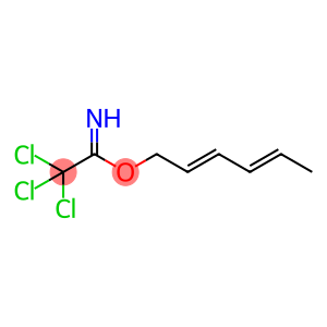 Ethanimidic acid, 2,2,2-trichloro-, (2E,4E)-2,4-hexadien-1-yl ester