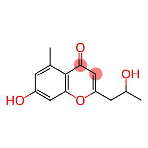 4H-1-Benzopyran-4-one, 7-hydroxy-2-(2-hydroxypropyl)-5-methyl-