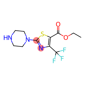 ethyl 2-piperazino-4-(trifluoromethyl)-1,3-thiazole-5-carboxylate