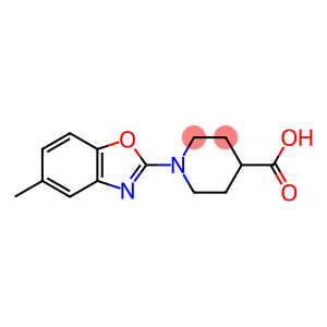 1-(5-methylbenzo[d]oxazol-2-yl)piperidine-4-carboxylic acid