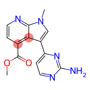 1H-Pyrrolo[2,3-b]pyridine-4-carboxylic acid, 3-(2-aMino-4-pyriMidinyl)-1-Methyl-, Methyl ester