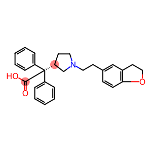 1-[2-(2,3-Dihydro-5-benzofuranyl)ethyl]-α,α-diphenyl-3-pyrrolidineacetic Acid