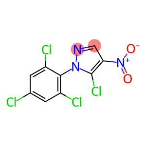 1H-Pyrazole, 5-chloro-4-nitro-1-(2,4,6-trichlorophenyl)-