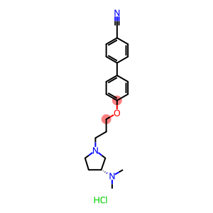 4'-[3-[(3R)-3-(Dimethylamino)-1-pyrrolidinyl]propoxy]-[1,1'-biphenyl]-4-carbonitrile dihydrochloride