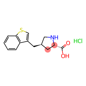 (2S,4R)-4-(benzo[b]thiophen-3-ylmethyl)pyrrolidine-2-carboxylicacid  HCl