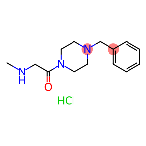 1-(4-Benzyl-1-piperazinyl)-2-(methylamino)-1-ethanone hydrochloride