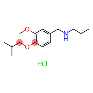 {[3-methoxy-4-(2-methylpropoxy)phenyl]methyl}(propyl)amine hydrochloride