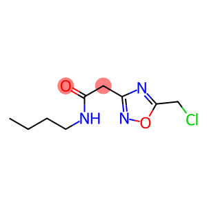 N-butyl-2-[5-(chloromethyl)-1,2,4-oxadiazol-3-yl]acetamide