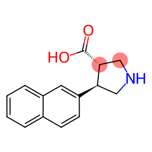 (3S,4R)-4-(NAPHTHALEN-2-YL)PYRROLIDINE-3-CARBOXYLIC ACID