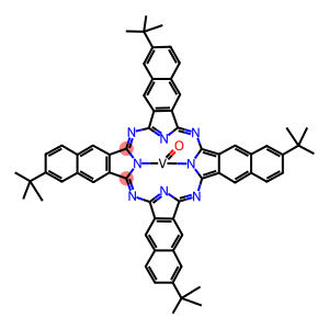 vanadyl 2,11,20,29-tetra-tert-butyl-2,3-naphthalo