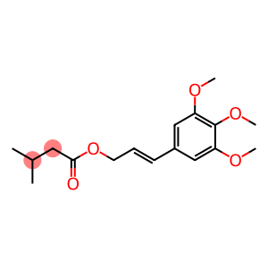 Butanoic acid, 3-methyl-, 3-(3,4,5-trimethoxyphenyl)-2-propenyl ester, (E)- (9CI)