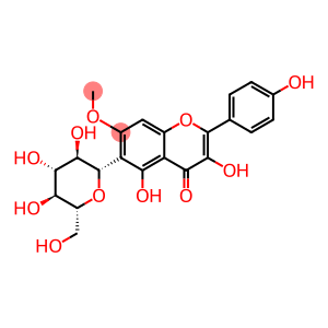 6-β-D-glucopyranosyl-3,5-dihydroxy-2-(4-hydroxy-phenyl)-7-methoxy-chromen-4-one