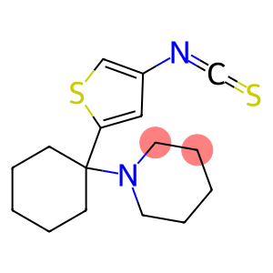 Piperidine, 1-[1-(4-isothiocyanato-2-thienyl)cyclohexyl]-