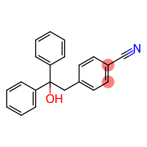 4-(2-Hydroxy-2,2-diphenylethyl)benzonitrile