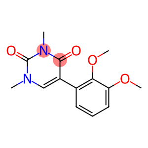 2,4(1H,3H)-Pyrimidinedione, 5-(2,3-dimethoxyphenyl)-1,3-dimethyl-