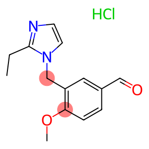 3-[(2-乙基咪唑基-1-基)甲基]-4-甲氧基苯甲醛盐酸盐