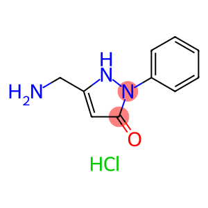 5-(Aminomethyl)-2-phenyl-1,2-dihydro-3H-pyrazol-3-one dihydrochloride