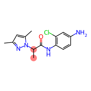 1H-Pyrazole-1-acetamide, N-(4-amino-2-chlorophenyl)-α,3,5-trimethyl-